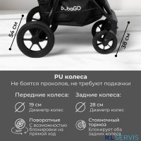 Коляска прогулочная BubaGo MODEL CROSS City LUX 