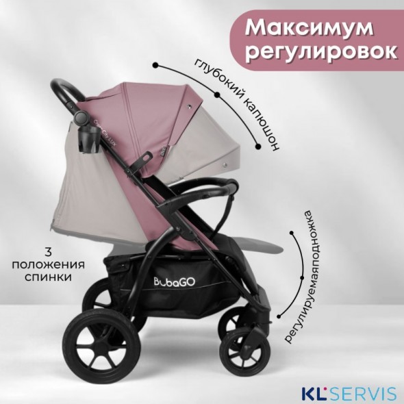 Коляска прогулочная BubaGo MODEL CROSS City LUX 