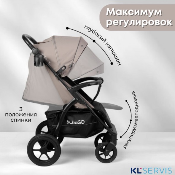 Коляска прогулочная BubaGo MODEL CROSS City LUX 