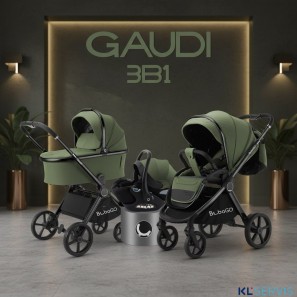 Модульная коляска 3в1 BUBAGO GAUDI. НОВИНКА