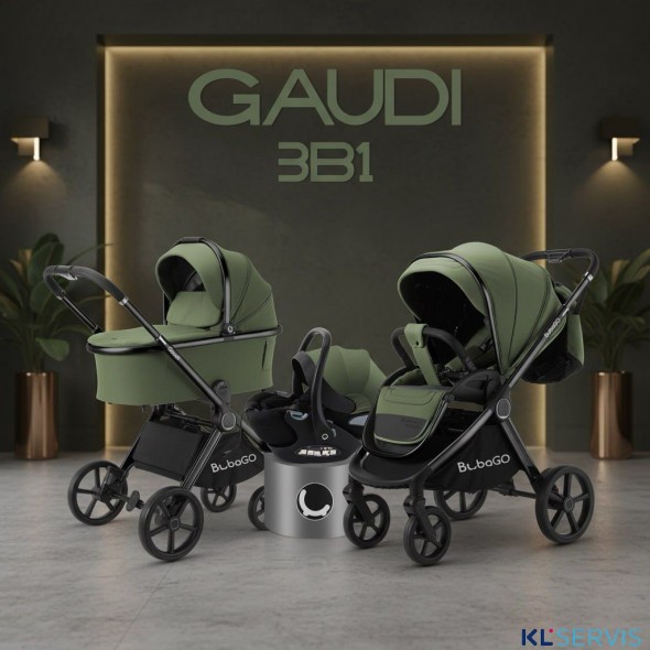 Модульная коляска 3в1 BUBAGO GAUDI. НОВИНКА