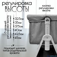 Детская кроватка 5в1 BubaGO Elva 