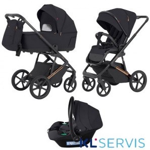 ДЕТСКАЯ КОЛЯСКА CARRELLO SIGMA 2025 3В1 CRL-6529 (IRIDIUM BLACK)