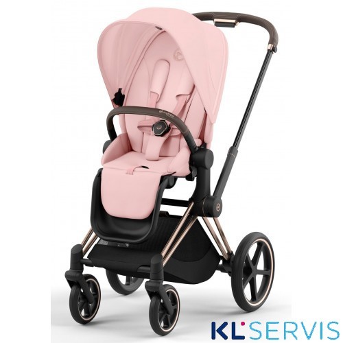 Коляска 2 в 1 Cybex Priam IV шасси Rose Gold