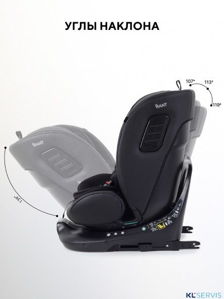 АВТОКРЕСЛО RANT SKYLINE PRO ISOFIX (40-150 СМ)