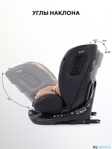 АВТОКРЕСЛО RANT SKYLINE PRO ISOFIX (40-150 СМ)