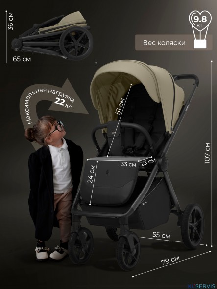 Прогулочная коляска Sweet Baby SBL Elegante D 2025