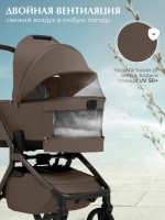 Коляска Sweet Baby 2в1 SBL Orso (складная люлька) 