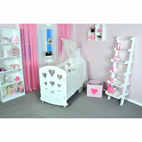 Кровать детская классическая Agashi Love Белый