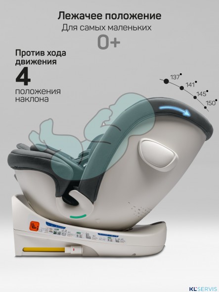 Детское Автокресло Amarobaby Defender, i-Size, 40-150 см