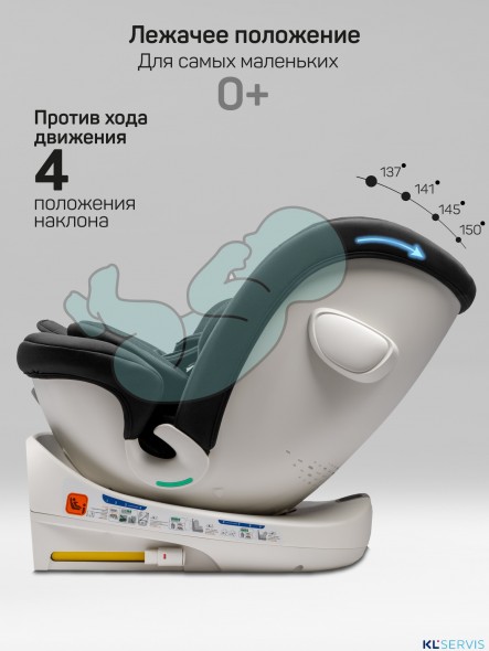 Детское Автокресло Amarobaby Defender, i-Size, 40-150 см