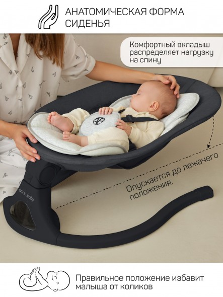 Качели электронные детские Amarobaby Funny swing