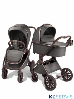 Коляска детская из экокожи 2в1 Amarobaby Motus Premium Ecco Exclusive