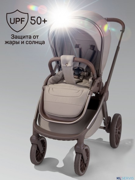 Коляска детская из экокожи 2в1 Amarobaby Motus Premium Ecco Exclusive