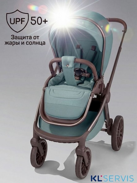 Коляска детская из экокожи 2в1 Amarobaby Motus Premium Ecco Exclusive
