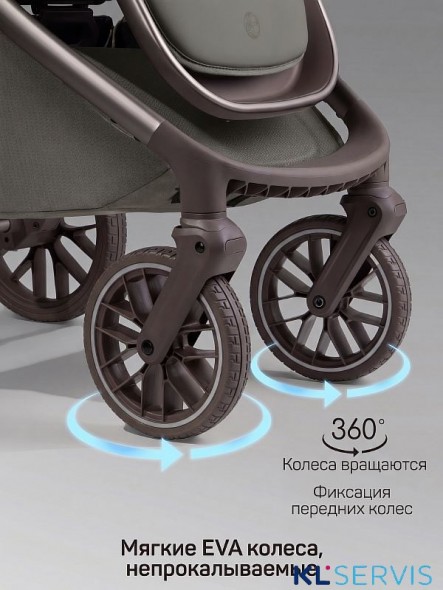 Коляска детская из экокожи 2в1 Amarobaby Motus Premium Ecco Exclusive