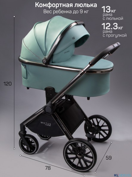 Коляска 2 в 1 AmaroBaby Motus Premium Ecco