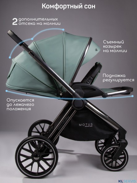 Коляска 2 в 1 AmaroBaby Motus Premium Ecco