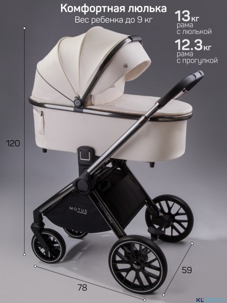 Коляска 2 в 1 AmaroBaby Motus Premium Ecco