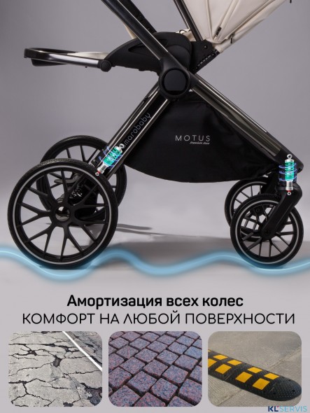 Коляска 2 в 1 AmaroBaby Motus Premium Ecco