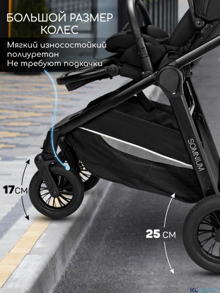 Прогулочная коляска с реверсивным блоком Amarobaby Somnium