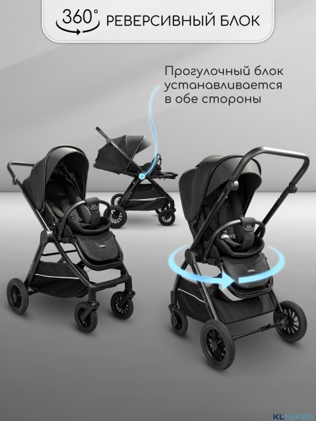 Прогулочная коляска с реверсивным блоком Amarobaby Somnium