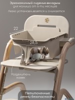 Стульчик для кормления 3 в 1 Amarobaby Winnie