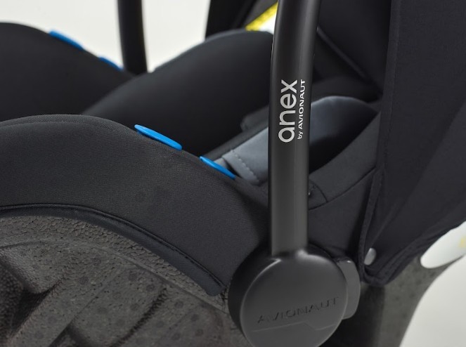 Автокресло Anex x Avionaut Pixel для колясок Anex (0-13 кг), Black (Черный)
