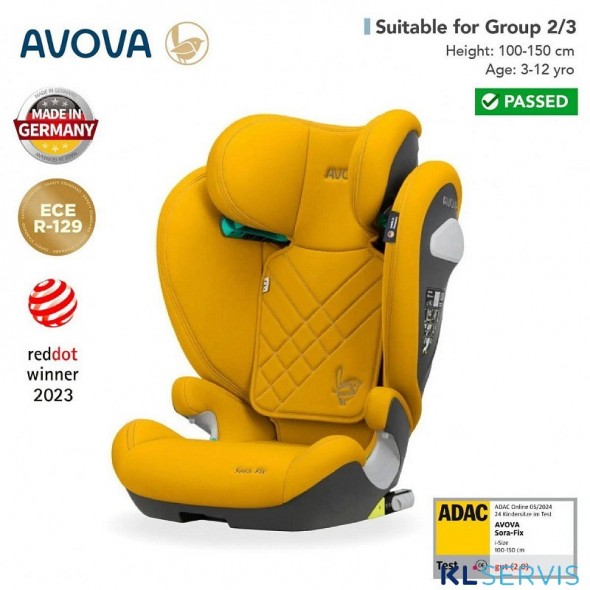 Автокресло Avova Sora Fix (15-36 кг)