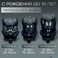 Автокресло Bubago Freet BG 178-1 (0-36 кг) (Isofix, поворот 360, с упором в пол)