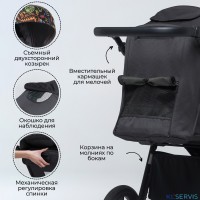 Коляска детская прогулочная BubaGO Bass 