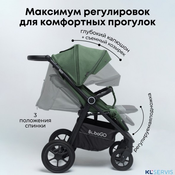 Коляска детская прогулочная BubaGO Bass 