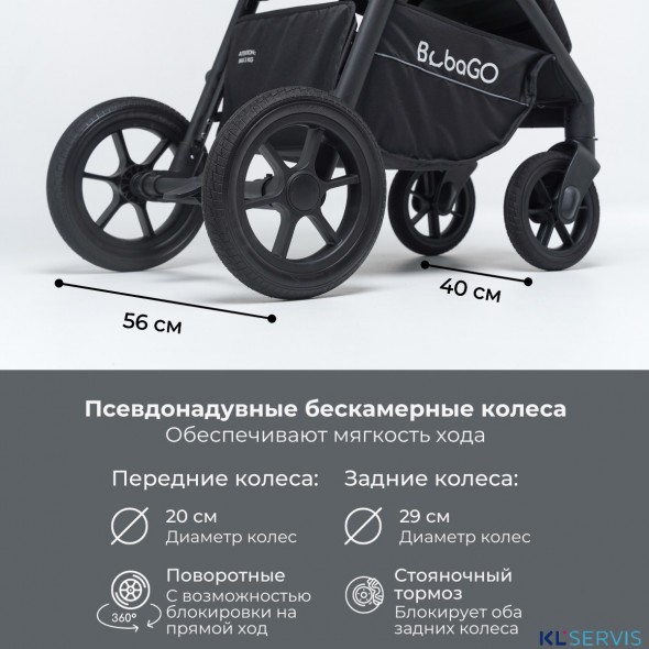 Коляска детская прогулочная BubaGO Bass 