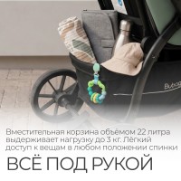 Коляска прогулочная BubaGo MODEL CROSS City LUX 