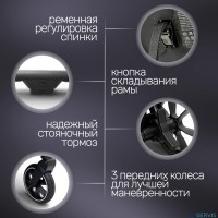 Коляска для двойни BubaGO DUO X 