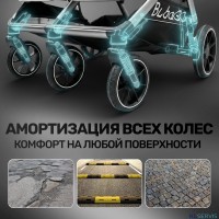 Коляска для двойни BubaGO DUO X 