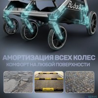 Коляска для двойни BubaGO DUO X 