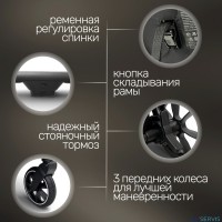 Коляска для двойни BubaGO DUO X 