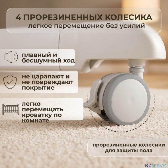Электроколыбель BubaGo Florena (трансформер), Датчик плача (Smart-режим)
