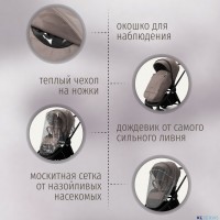 Модульная коляска BubaGO Gaudi 3в1 Classic