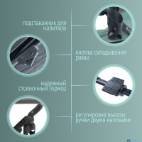 Модульная коляска  Pellegrino 3в1