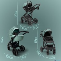 Модульная коляска  Pellegrino 3в1