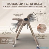 СТУЛЬЧИК-ЭЛЕКТРОКАЧЕЛИ ДЛЯ КОРМЛЕНИЯ BUBAGO AURORA