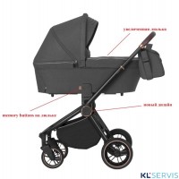 КОЛЯСКА 3В1 CARRELLO EPICA 2024 CRL-8511/1
