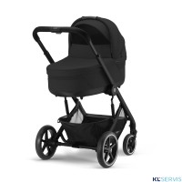 Коляска 3 в 1 Cybex Balios S Lux New 2023 шасси Black,  (с дождевиком)