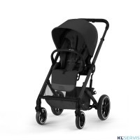 Коляска 3 в 1 Cybex Balios S Lux New 2023 шасси Black,  (с дождевиком)