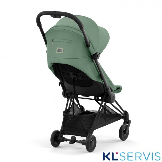 Коляска прогулочная Cybex Coya шасси Matt Black  с дождевиком
