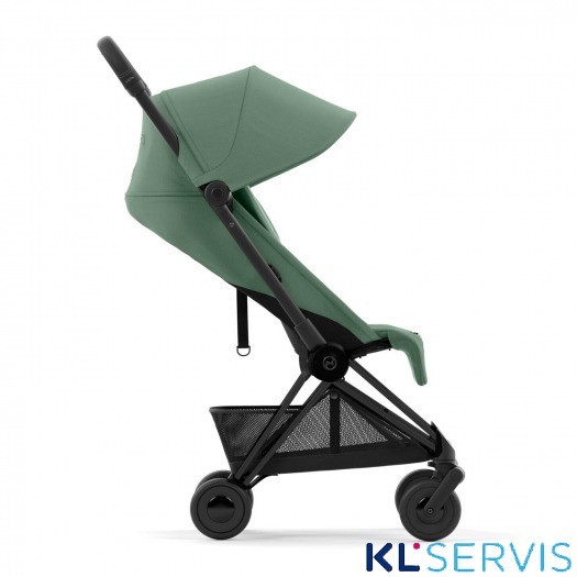 Коляска прогулочная Cybex Coya шасси Matt Black  с дождевиком