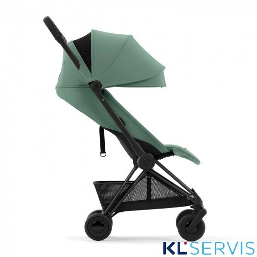 Коляска прогулочная Cybex Coya шасси Matt Black  с дождевиком
