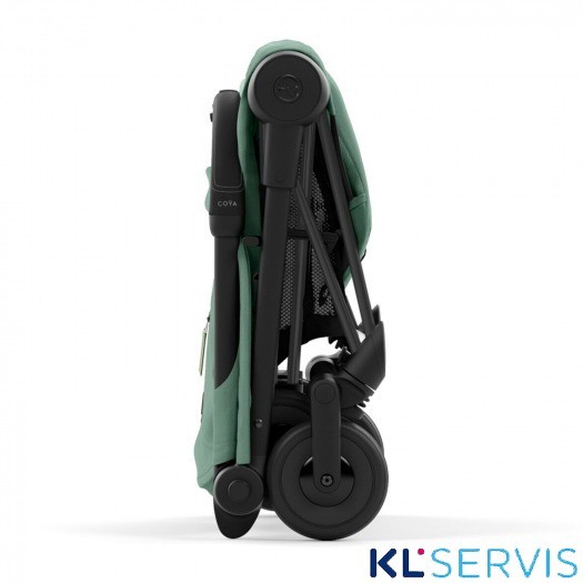 Коляска прогулочная Cybex Coya шасси Matt Black  с дождевиком